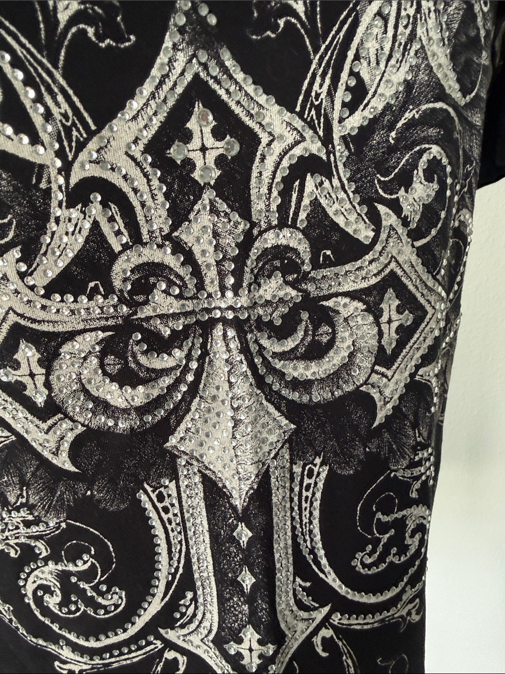 Affliction Black Tee with Silver Emblem - Picture 3 of 4